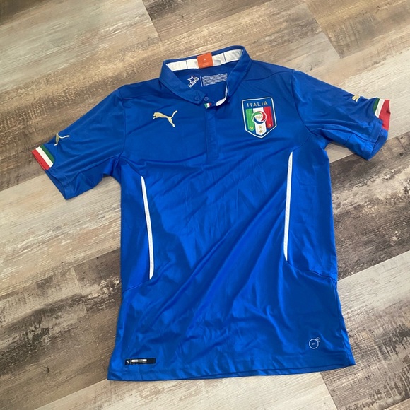 Puma Blue Italy Men's Shirt - Picture 1 of 4
